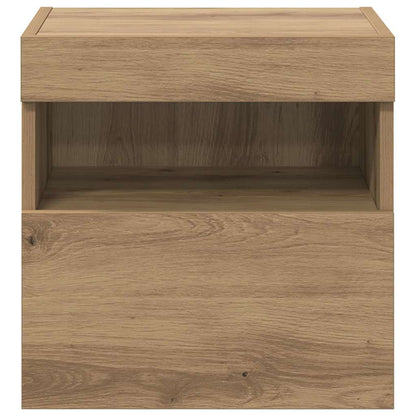 TV Wall Cabinets 2 pcs Artisan Oak Engineered Wood