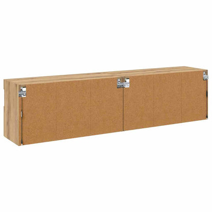 TV Wall Cabinets 2 pcs Artisan Oak Engineered Wood