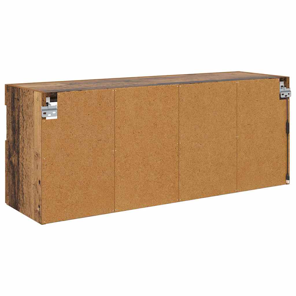 TV Wall Cabinet Old Wood 100 x 30 x 40 cm Engineered Wood