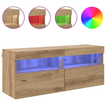 TV Wall Cabinet 100 x 30 x 40 cm Artisan Oak Engineered Wood