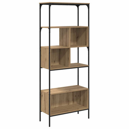 Bookcase 7-Tier 76 x 33 x 188.5 cm Engineered Wood Artisan Oak