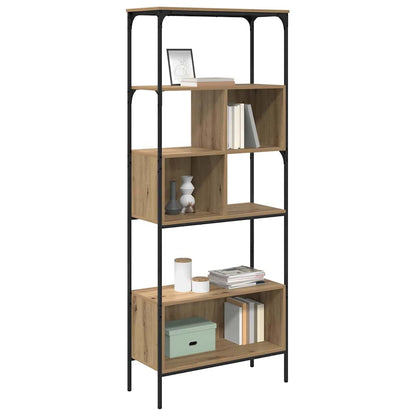 Bookcase 7-Tier 76 x 33 x 188.5 cm Engineered Wood Artisan Oak