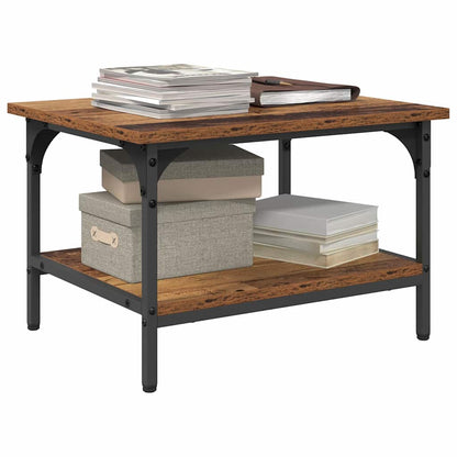 Printer Stand Old Wood 50 x 40 x 38 cm Engineered Wood