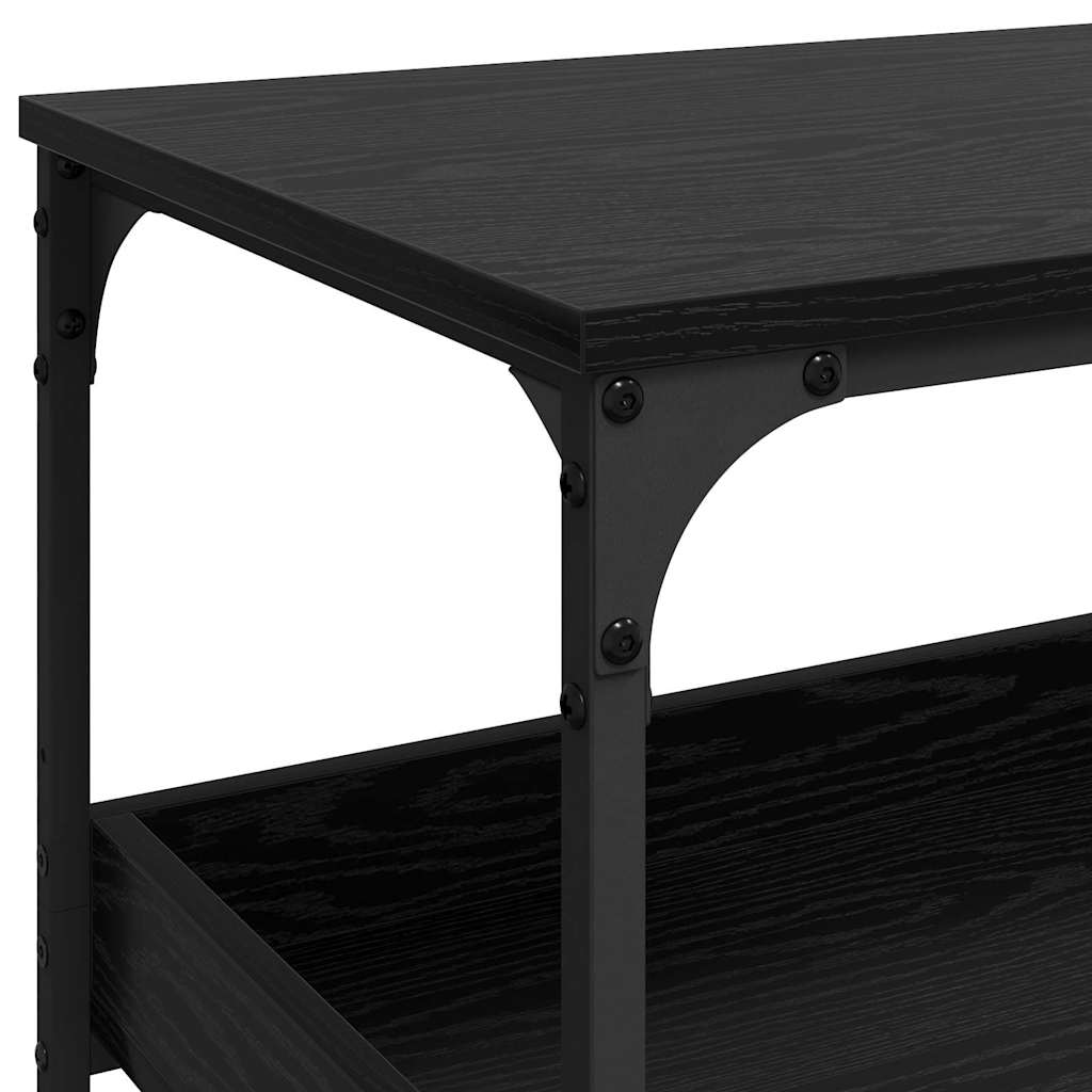 Kitchen Trolley Black Oak 60 x 41 x 80.5 cm Engineered Wood