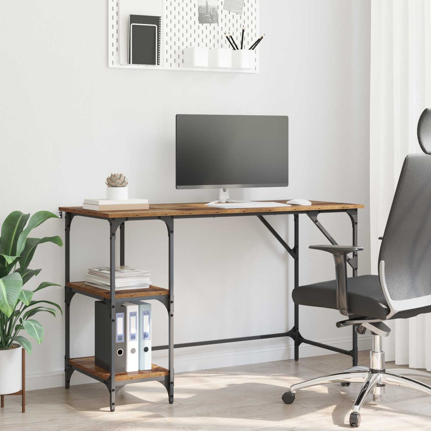 Desk Old Wood 120 x 50 x 75 cm Engineered Wood