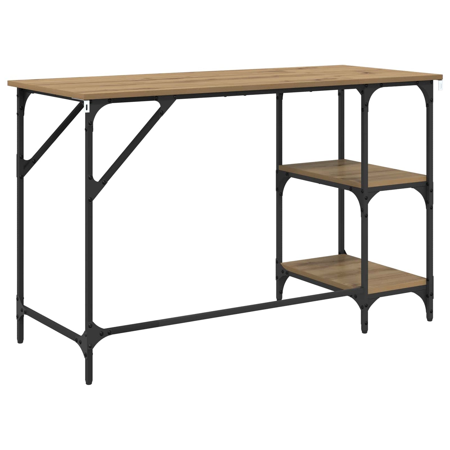 Desk Artisan Oak 120 x 50 x 75 cm Engineered Wood