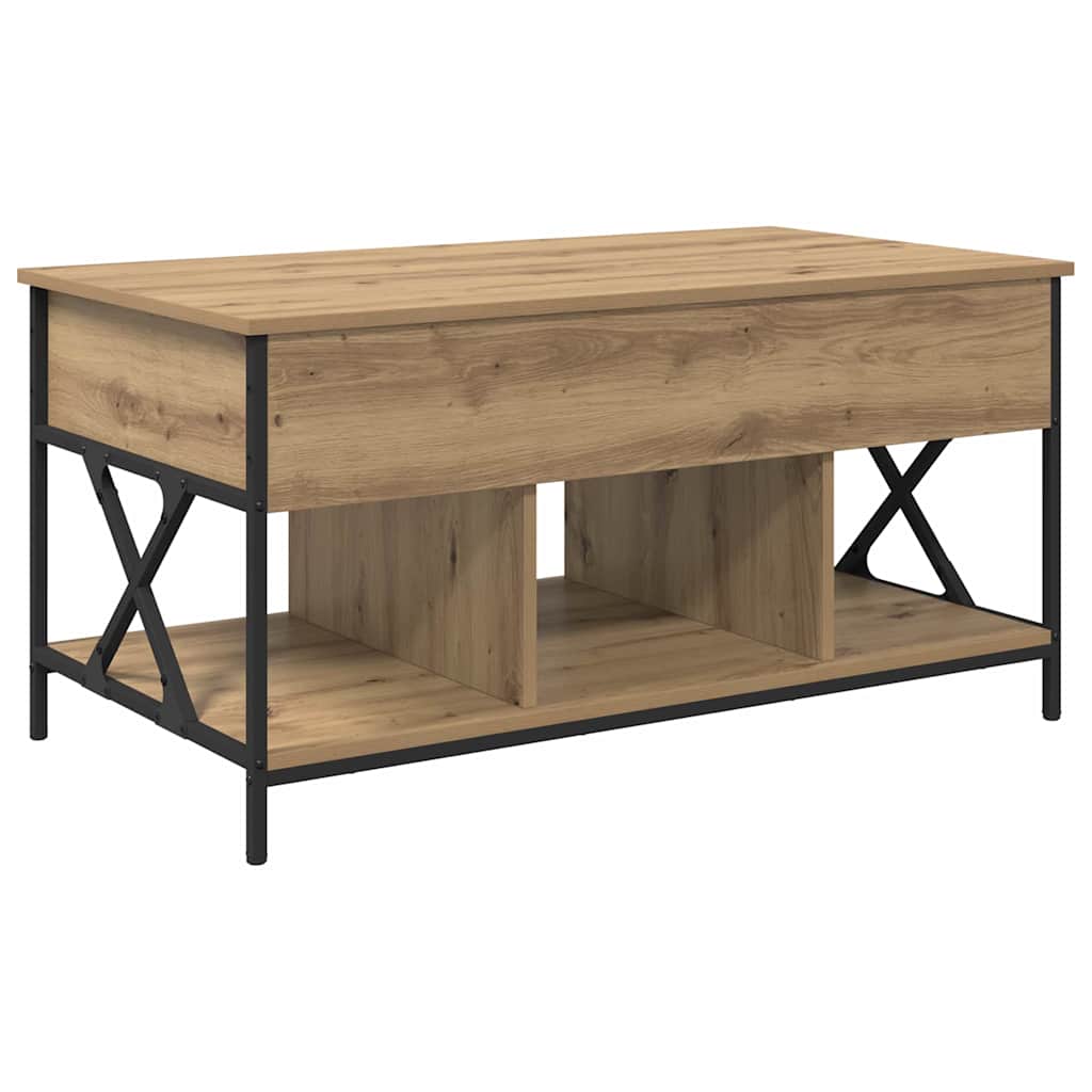 Coffee Table Artisan Oak 100 x 55 x 48.5 cm Engineered Wood