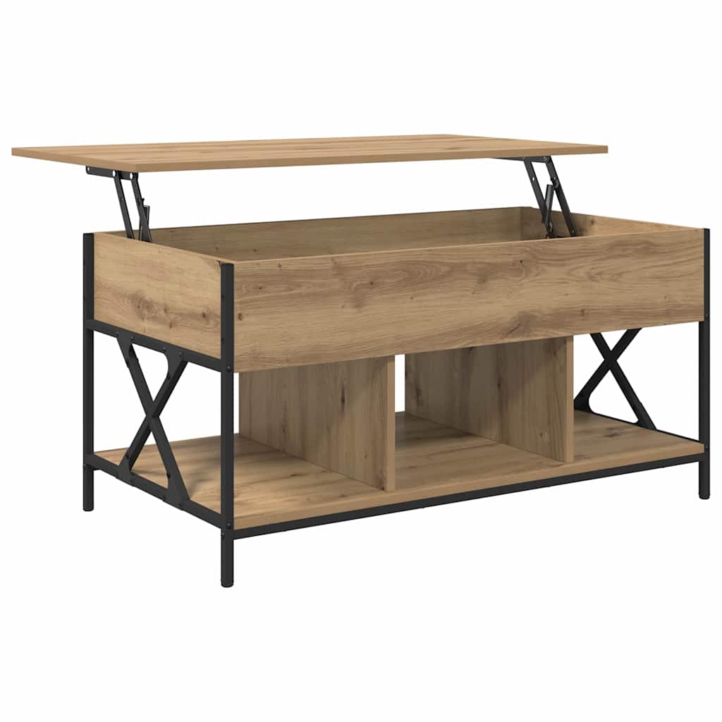 Coffee Table Artisan Oak 100 x 55 x 48.5 cm Engineered Wood