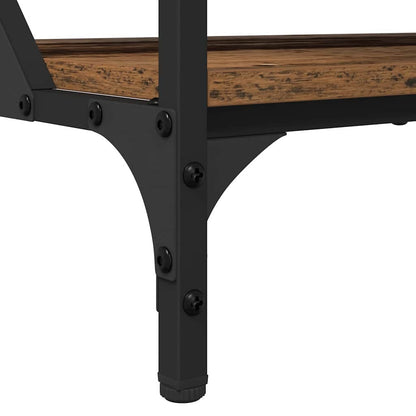 Coffee Table Old Wood 70 x 50 x 50 cm Engineered Wood