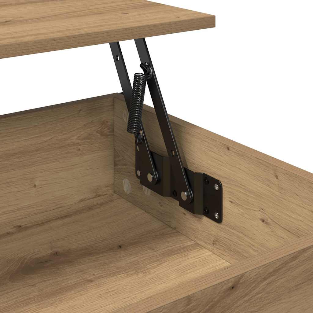 Coffee Table Artisan Oak 70 x 50 x 50 cm Engineered Wood