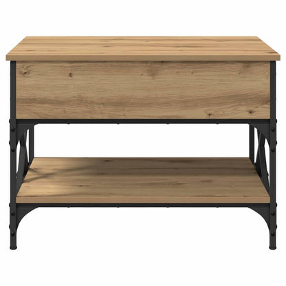 Coffee Table Artisan Oak 70 x 50 x 50 cm Engineered Wood