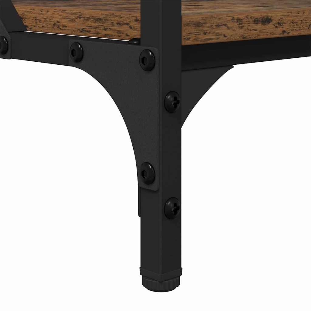 Coffee Table Old Wood 100 x 50 x 50 cm Engineered Wood