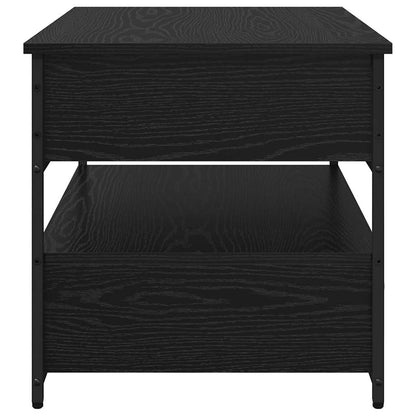 Coffee Table Black Oak 70 x 50 x 54.5 cm Engineered Wood