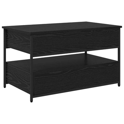 Coffee Table Black Oak 85 x 50 x 50 cm Engineered Wood