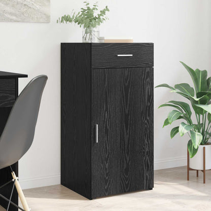 Sideboard Black oak 45 x 42.5 x 93 cm Engineered wood