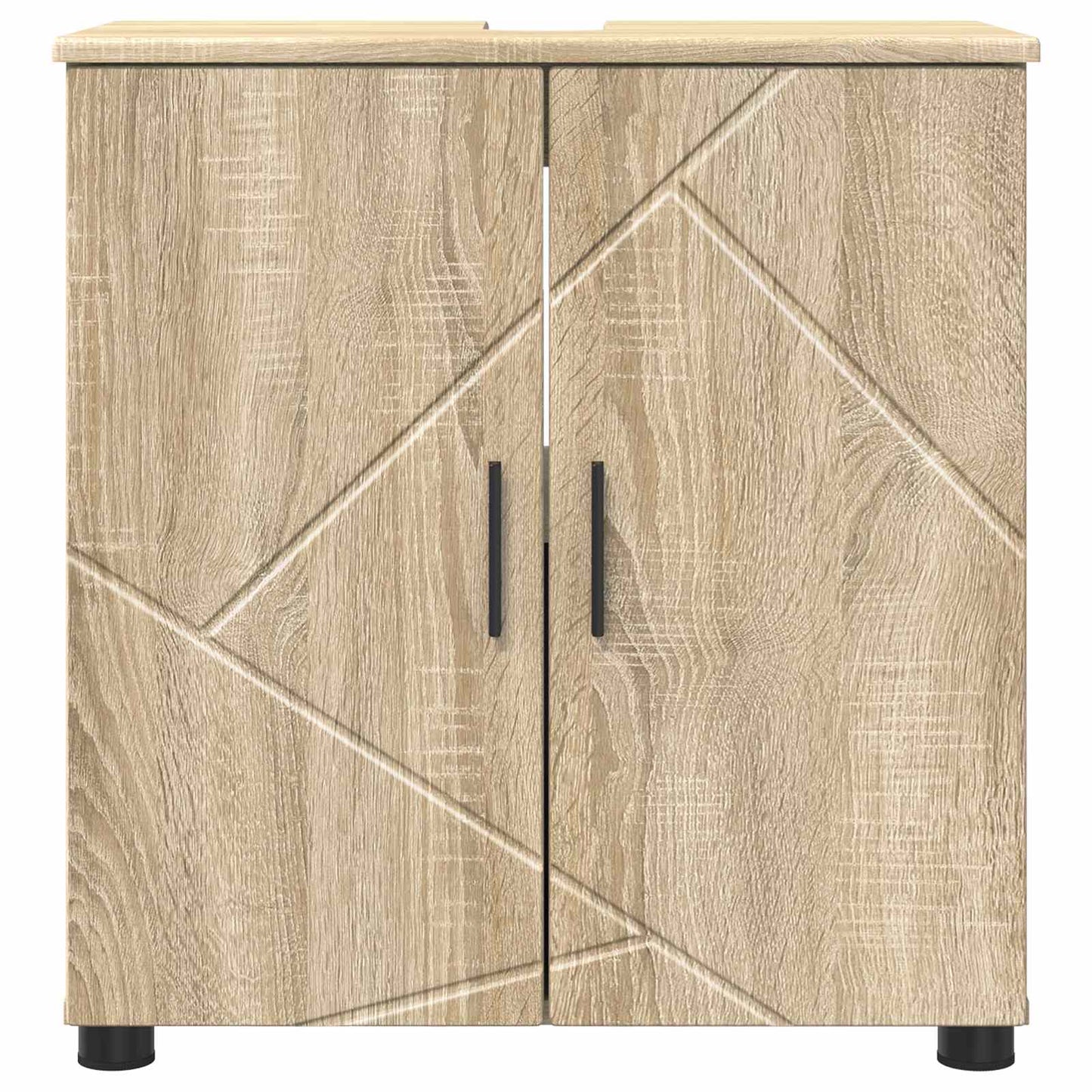 Bathroom Cabinet with Storage Sonoma Oak 61 x 35 x 64 cm