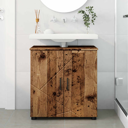 Bathroom Cabinet with Storage Old Wood 61 x 35 x 64 cm