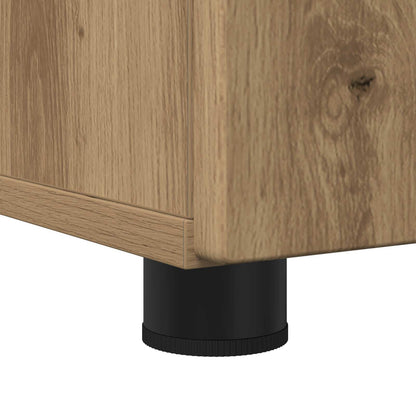 Bathroom Cabinet with Storage Artisan Oak 61 x 35 x 64 cm