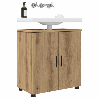 Bathroom Cabinet with Storage Artisan Oak 61 x 35 x 64 cm