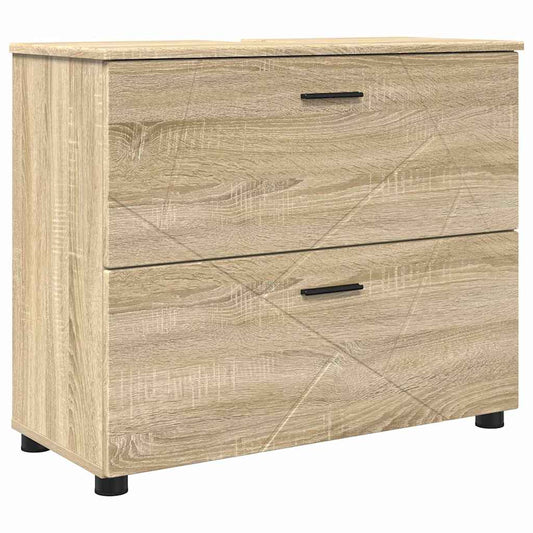 Bathroom Cabinet Sonoma Oak 76.5 x 35 x 64 cm