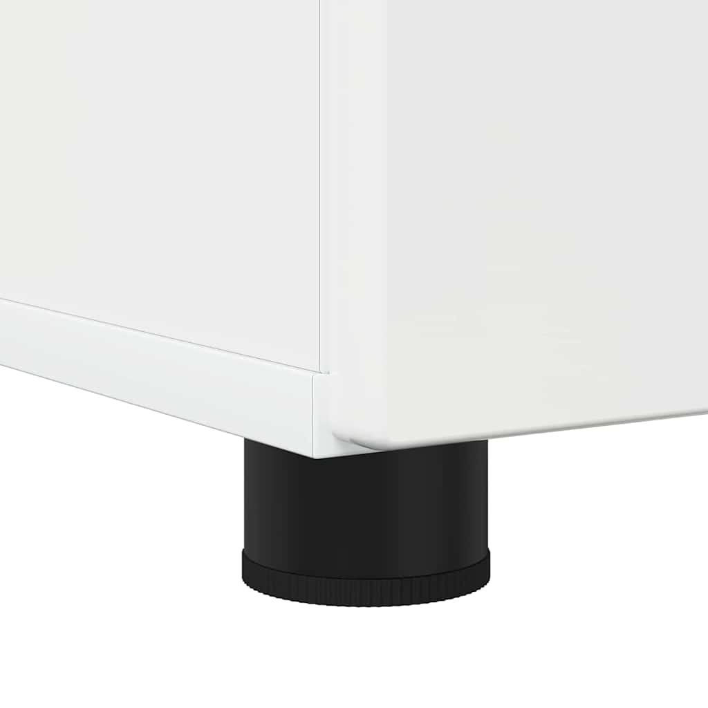 Bathroom Cabinet with Drawer High Gloss White 76.5 x 35 x 64 cm