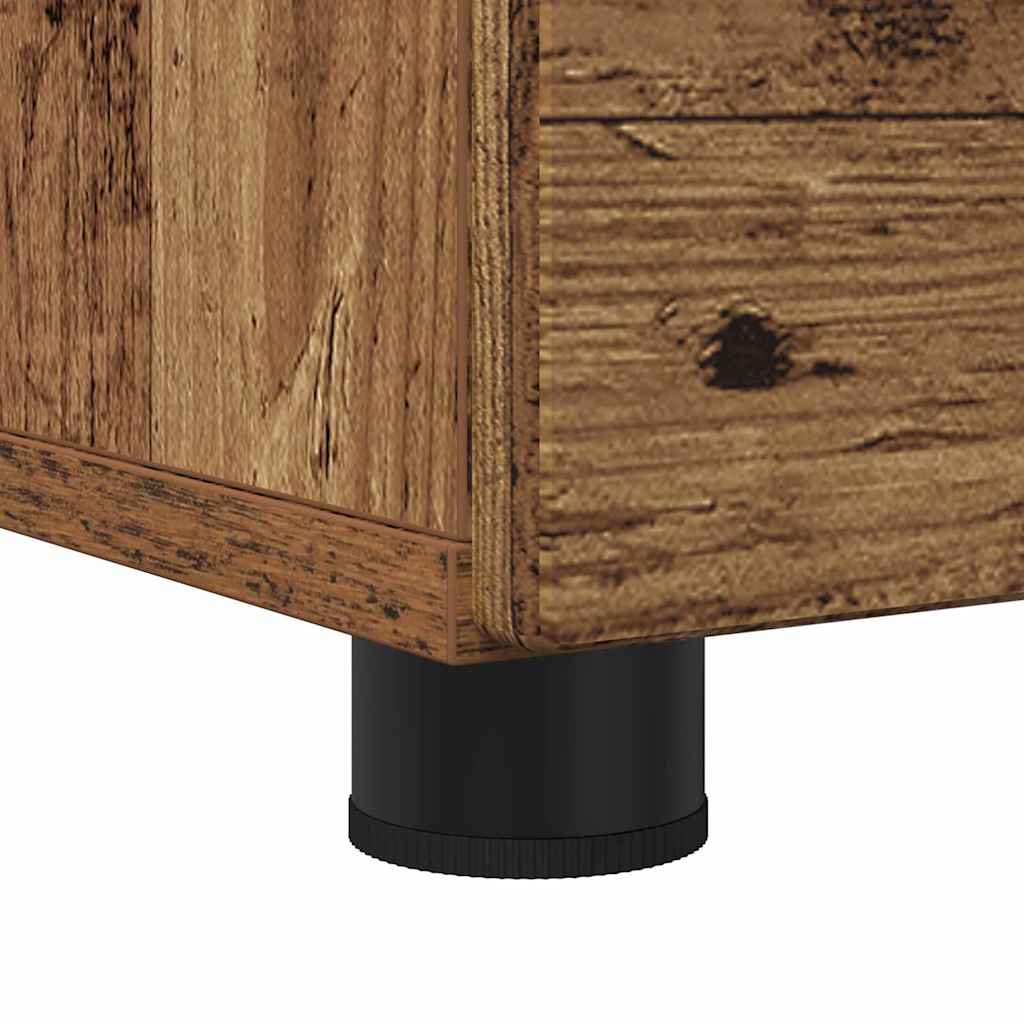 Bathroom Cabinet with Drawer Old Wood 76.5 x 35 x 64 cm