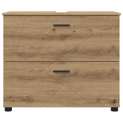 Bathroom Cabinet with Drawer Artisan Oak 76.5 x 35 x 64 cm