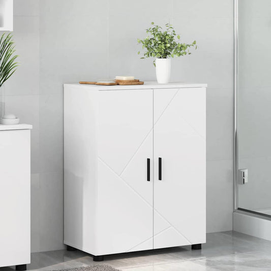 Bathroom Cabinet White 60 x 35 x 80 cm Engineered wood, Metal