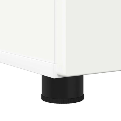 Bathroom Cabinet with Drawer High Gloss White 30 x 35 x 80 cm