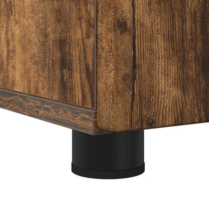 Bathroom Cabinet with Drawer Smoked Oak 30 x 35 x 80 cm