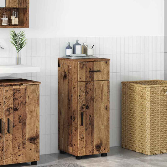 Bathroom Cabinet Old Wood 30 x 35 x 80 cm