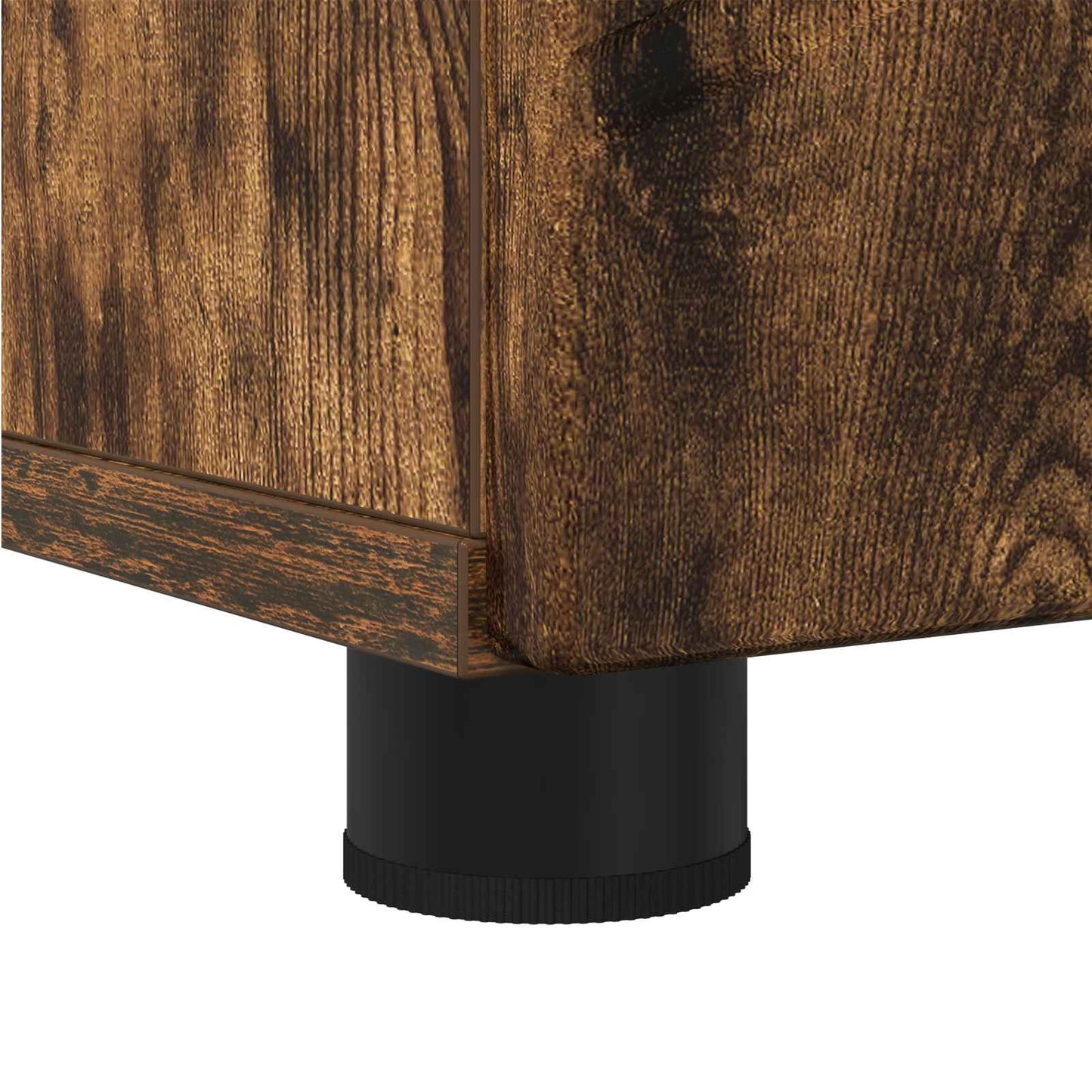 Bathroom Cabinet Smoked Oak 30 x 35 x 192 cm