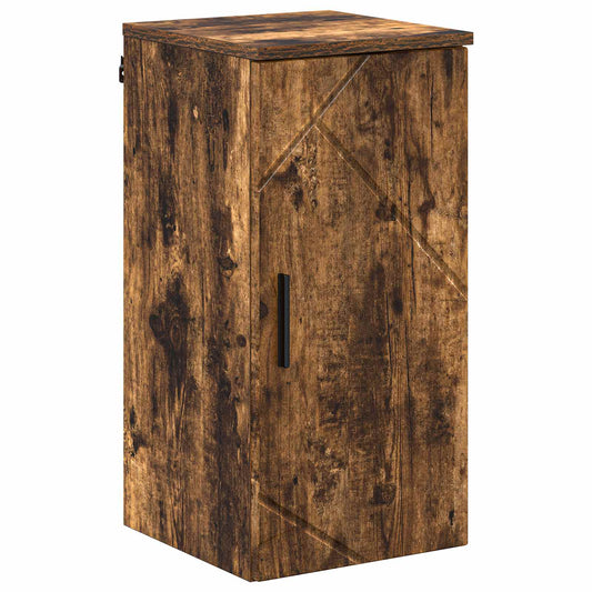 Bathroom Cabinet Smoked Oak 30 x 31.5 x 61 cm