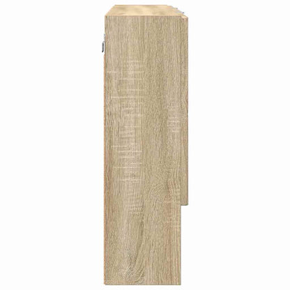 Mirror Cabinet Sonoma Oak 80 x 17 x 55 cm Engineered Wood