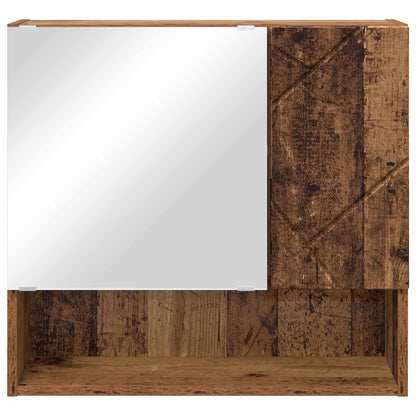 Mirror Cabinet Old Wood 59 x 17 x 55 cm Engineered Wood