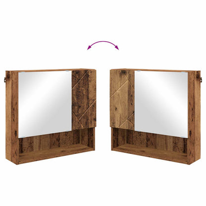Mirror Cabinet Old Wood 59 x 17 x 55 cm Engineered Wood