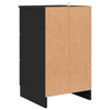 Bedside Cabinet Black 38 x 38 x 66 cm Engineered wood