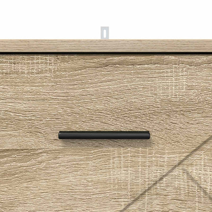 Bedside Cabinet Sonoma oak 38 x 38 x 66 cm Engineered wood