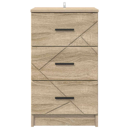 Bedside Cabinet Sonoma oak 38 x 38 x 66 cm Engineered wood