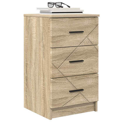 Bedside Cabinet Sonoma oak 38 x 38 x 66 cm Engineered wood
