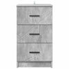 Bedside Cabinet Concrete grey 38 x 38 x 66 cm Engineered wood