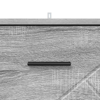 Bedside Cabinet Grey sonoma 38 x 38 x 66 cm Engineered wood