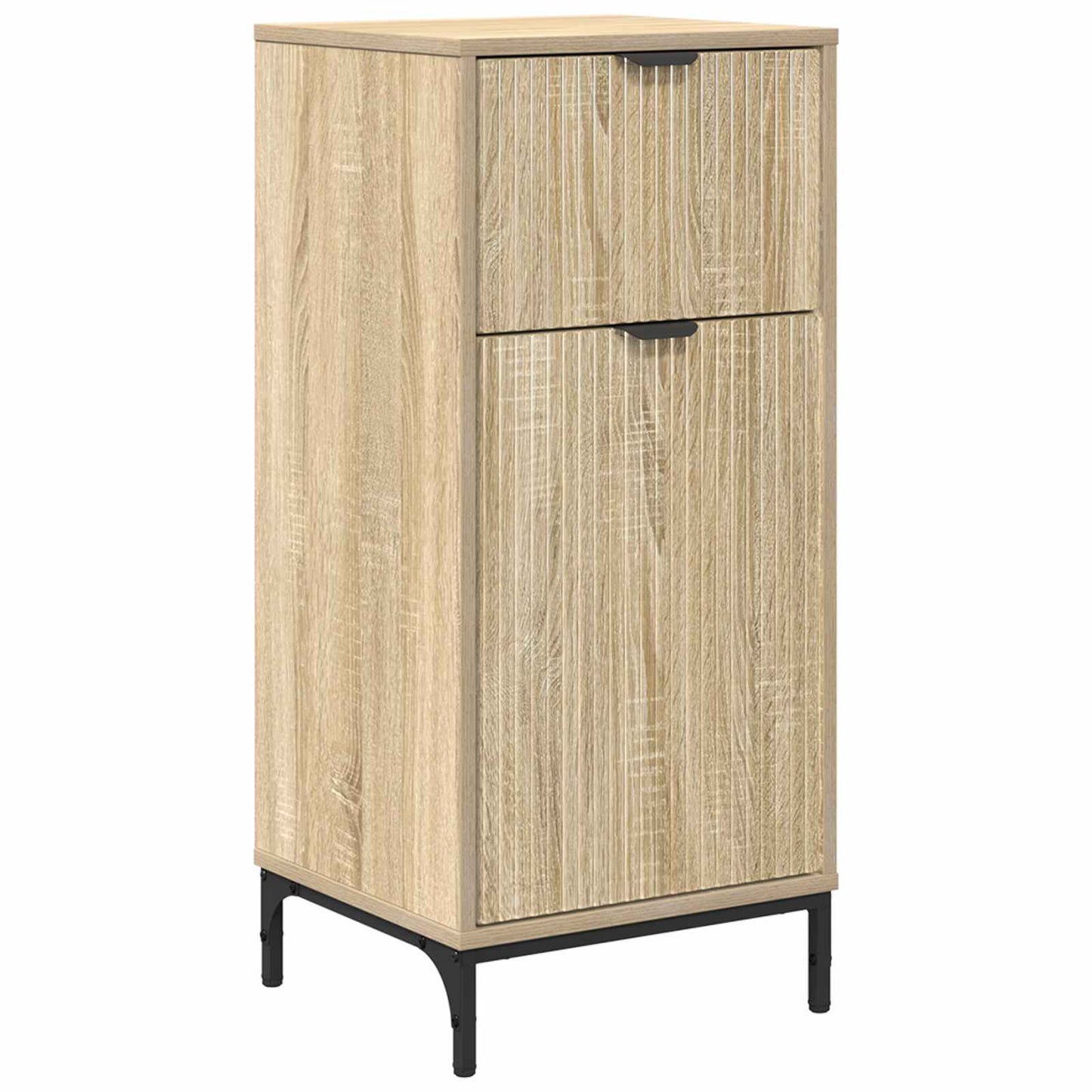 Bathroom Cabinet with Drawer Sonoma Oak 39.5 x 36 x 88 cm