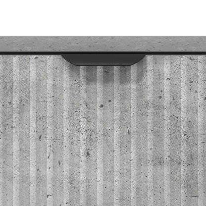 Bathroom Cabinet with Drawer Concrete Grey 39.5 x 36 x 88 cm