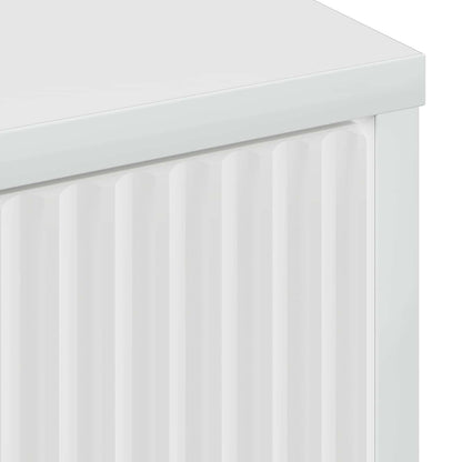 Bathroom Cabinet with Drawer High Gloss White 39.5 x 36 x 88 cm