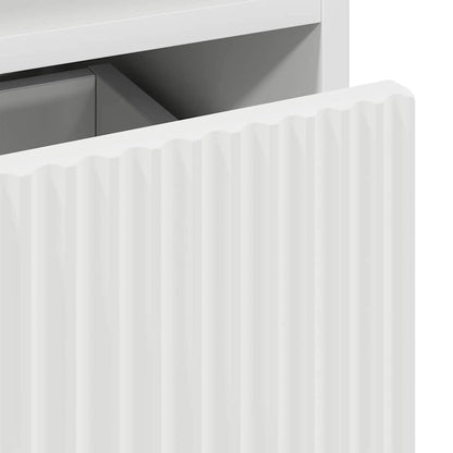 Bathroom Cabinet White 31.5 x 33 x 190 cm