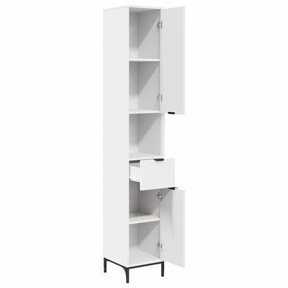 Bathroom Cabinet White 31.5 x 33 x 190 cm