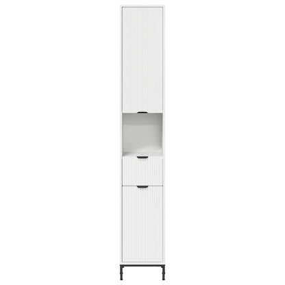 Bathroom Cabinet White 31.5 x 33 x 190 cm