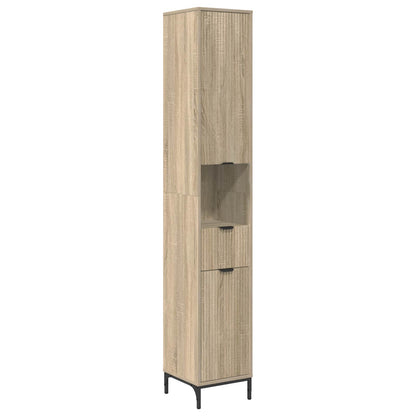 Bathroom Cabinet with Drawer Sonoma Oak 31.5 x 33 x 190 cm