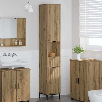 Bathroom Cabinet Artisan Oak 31.5 x 33 x 190 cm